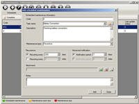 maintenances scheduled